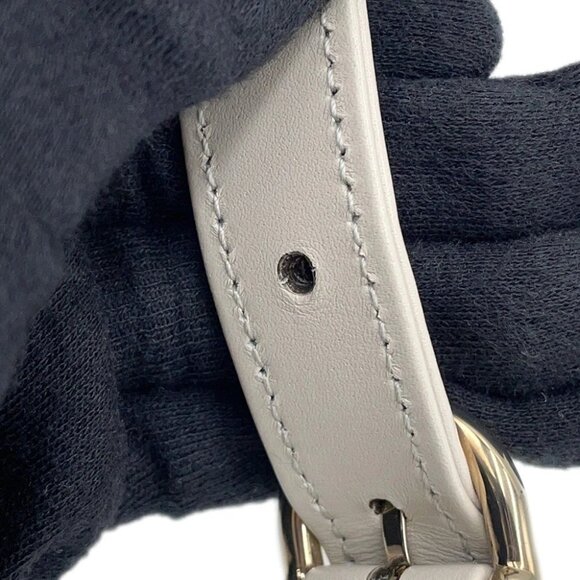 GUCCI Jackie Size Small Leather White 782849 - Picture 7 of 16